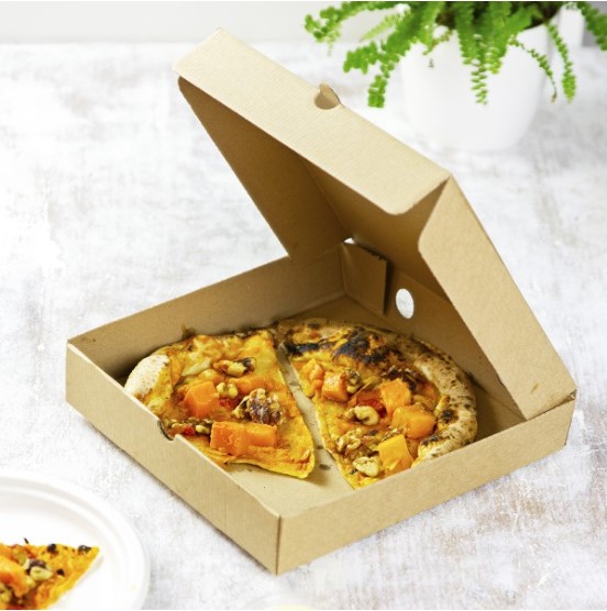 Plain Brown Pizza Boxes 16